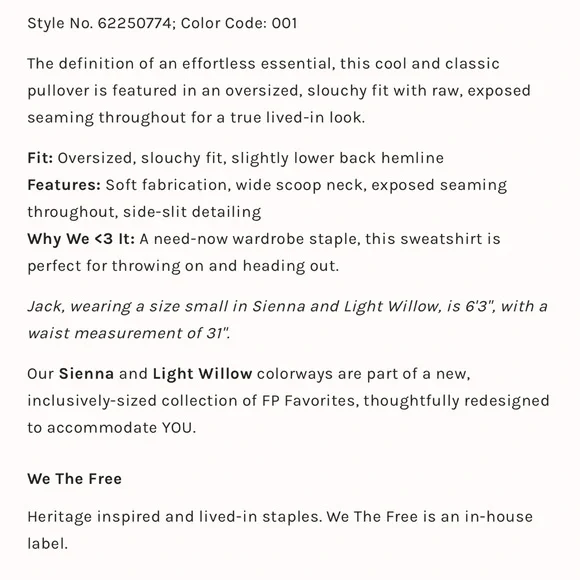 Free People We the Free New York Graphic Camden Oversized Sweatshirt Large - Picture 5 of 8